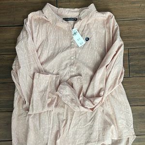 NWT Abercrombie & Fitch Pink Blouse